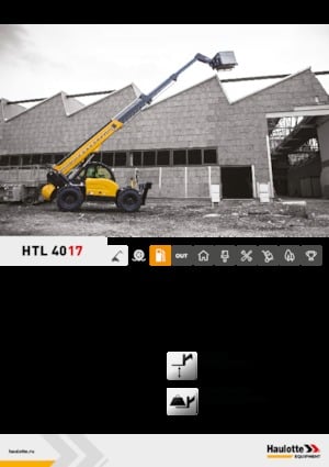 Telescoopladers Haulotte HTL4017