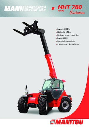 Telescoopladers Manitou MHT 780