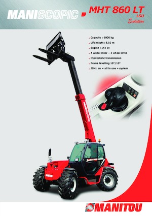 Telescoopladers Manitou MHT 860