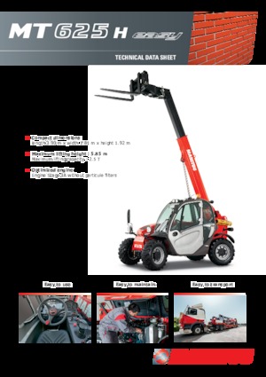Telescoopladers Manitou MT 625 H Easy