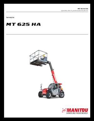 Telescoopladers Manitou MT 625 HA