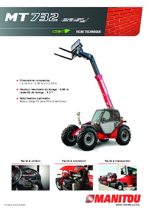 Telescoopladers Manitou MT 732 Easy