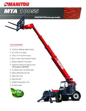 Telescoopladers Manitou MTA 10055