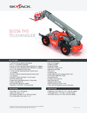 Telescoopladers Skyjack SJ1256 THS