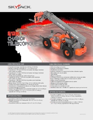 Telescoopladers Skyjack SJ1256 THS