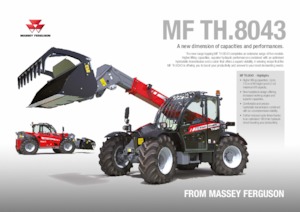 Telescoopladers Massey Ferguson TH.8043