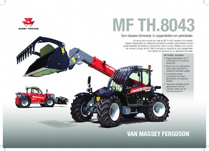 Telescoopladers Massey Ferguson TH.8043