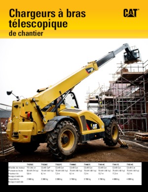 Telescoopladers Caterpillar TH417C