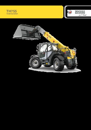 Telescoopladers Wacker Neuson TH755