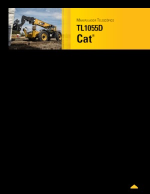 Telescoopladers Caterpillar TL1055D