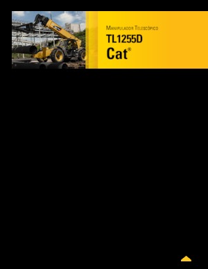 Telescoopladers Caterpillar TL1255D