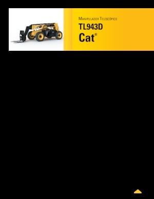 Telescoopladers Caterpillar TL943D