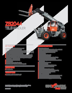 Telescoopladers Skyjack ZB 2044