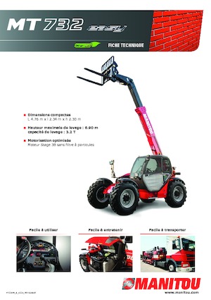 Telescoopladers Manitou MT 732-100 PS Comfort