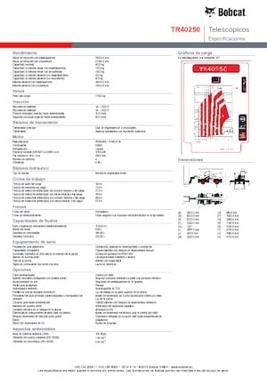 Draaiende verreiker Bobcat TR40250