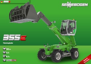 Draaiende verreiker Sennebogen 355 E 
