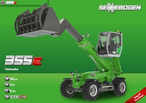 Draaiende verreiker Sennebogen 355 E 