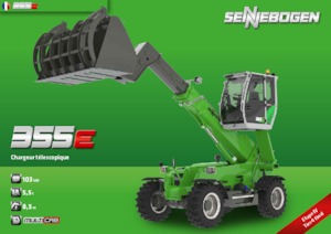 Draaiende verreiker Sennebogen 355 E 