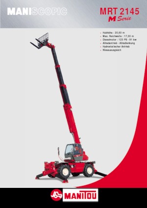 Draaiende verreiker Manitou MRT 2145