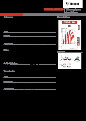 Draaiende verreiker Bobcat TR38160EVO IIIB