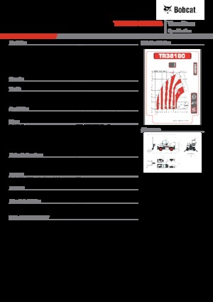 Draaiende verreiker Bobcat TR38160EVO IIIB