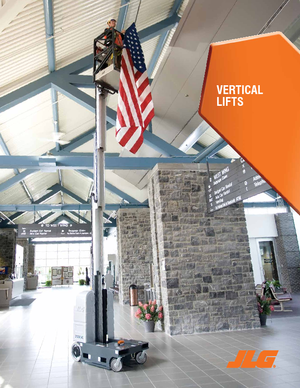 Enkele mast verticale hoogwerkers JLG 30AM