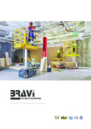 Enkele mast verticale hoogwerkers Bravi Leonardo HD