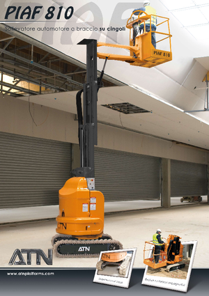 Enkele mast verticale hoogwerkers ATN Piaf 810