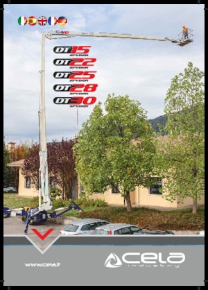 Knikarmhoogwerkers op rupsbanden CELA DT25 Spyder