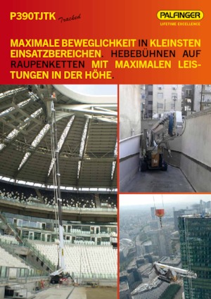 Telescoophoogwerkers op rupsbanden Palfinger P 390 TJTK