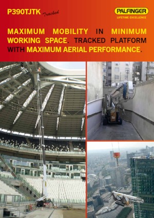 Telescoophoogwerkers op rupsbanden Palfinger P 390 TJTK
