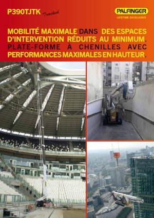 Telescoophoogwerkers op rupsbanden Palfinger P 390 TJTK
