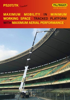 Telescoophoogwerkers op rupsbanden Palfinger P 520 TJTK