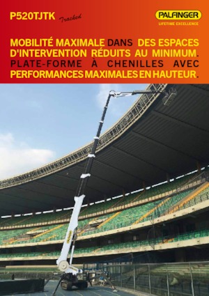 Telescoophoogwerkers op rupsbanden Palfinger P 520 TJTK