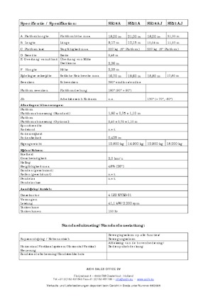 Telescoophoogwerkers op rupsbanden Aichi SR21AJ