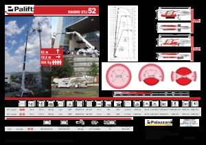 Telescoophoogwerkers op rupsbanden Palazzani XTJ 52+ C