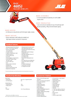 Telescoophoogwerkers op wielen JLG 460SJ