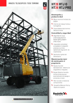 Telescoophoogwerkers op wielen Haulotte HT28 RTJ PRO