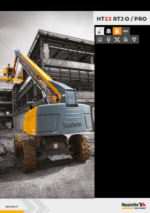 Telescoophoogwerkers op wielen Haulotte HT23 RTJ PRO