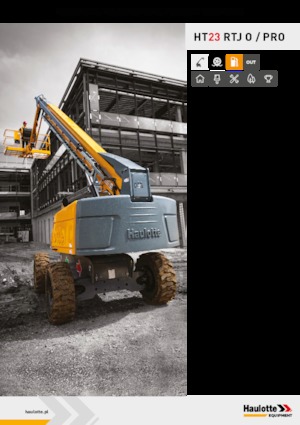 Telescoophoogwerkers op wielen Haulotte HT23 RTJ PRO