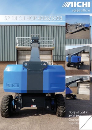 Telescoophoogwerkers op wielen Aichi SP14CJHCP 4008