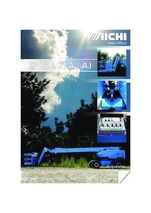 Telescoophoogwerkers op wielen Aichi SP21A