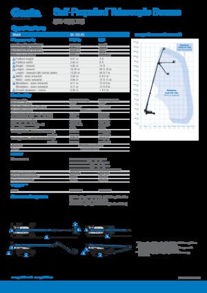 Telescoophoogwerkers op wielen Genie SX-135 XC