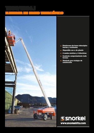 Telescoophoogwerkers op wielen Snorkel TB86J