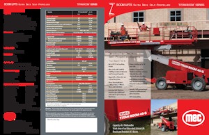 Telescoophoogwerkers op wielen MEC TITAN BOOM 40-S