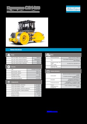 Driewielwalsen Dynapac CS 1400