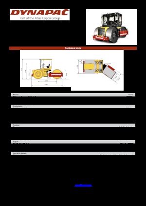 Driewielwalsen Dynapac CS 142