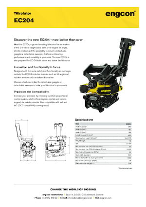 Tiltrotators engcon EC204
