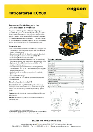 Tiltrotators engcon EC209