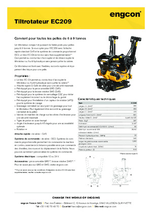 Tiltrotators engcon EC209